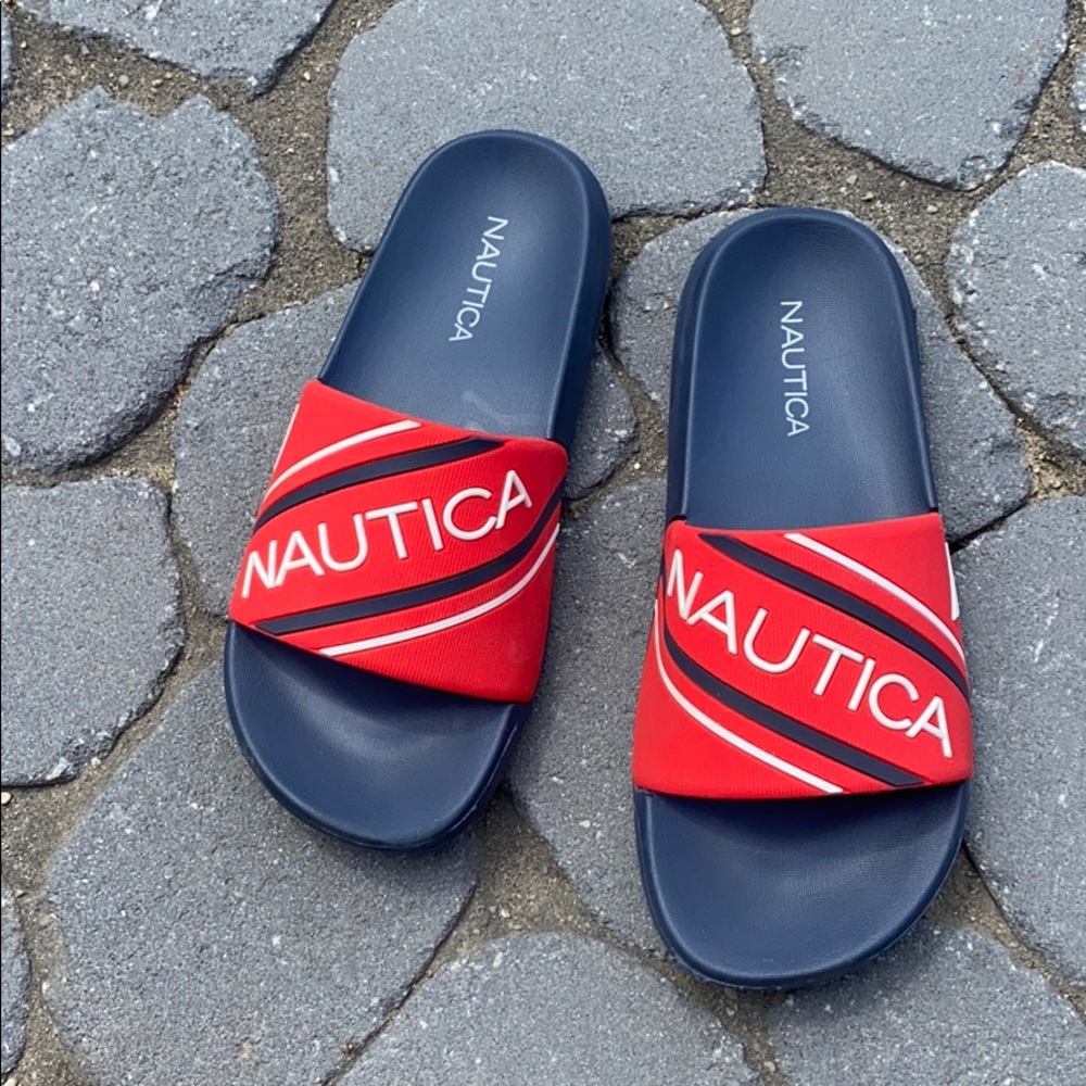 Kids Nautica flip flops